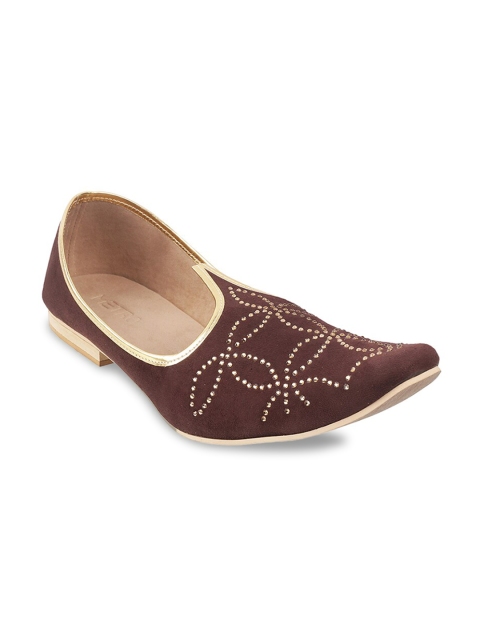 

Metro Men Brown Ethnic Shoe-Style Sandals