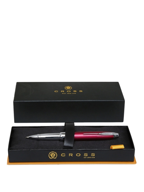 

Cross Unisex Magenta-Pink & Silver-Toned Ball Pen With Gift Box