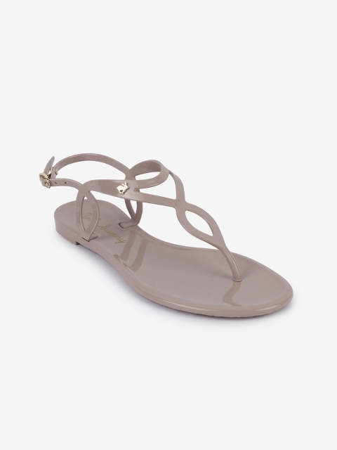 

Jelly Bunny Women Taupe Flats T-Strap Flats