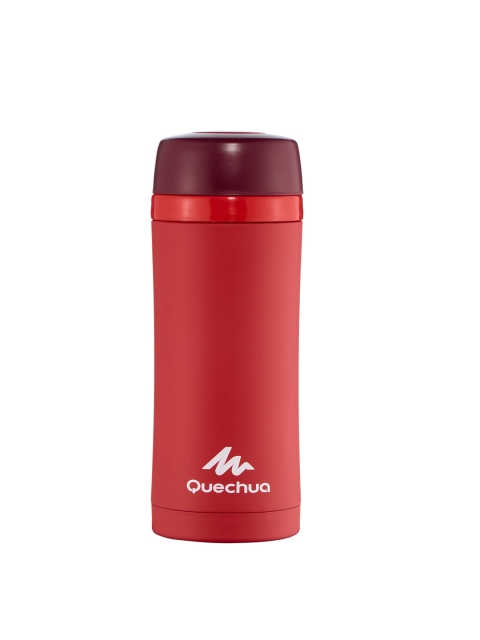 

Quechua By Decathlon Red Solid Insulated Stainless Steel Hikers Mug 300 ml