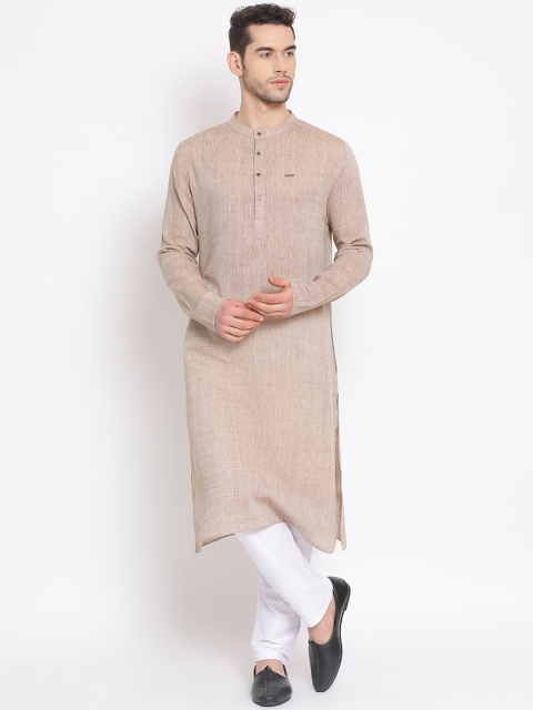 

DEVOILER Men Beige Kurta