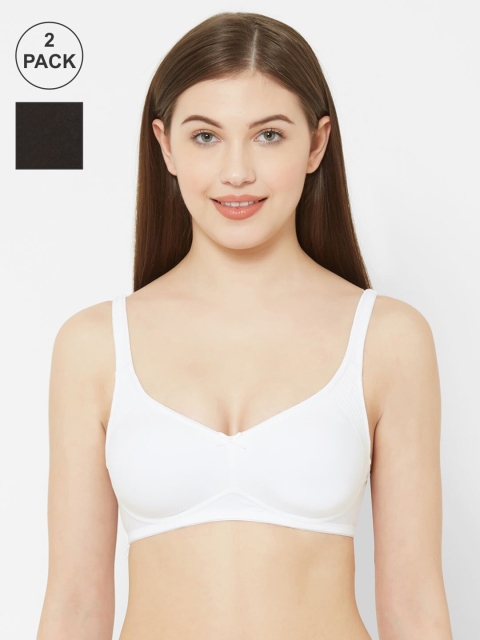 

Juliet Pack Of 2 Solid Non-Wired Non Padded Everyday Bra, White
