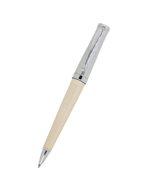 

Cross Unisex Off-White & Silver-Toned Ball Pen