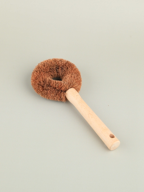 

YOYOSO Set Of 2 Brown Wooden Dishwashing Brushes