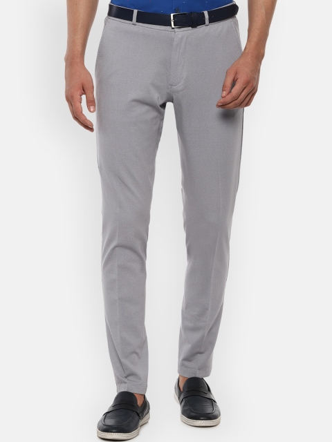 

Louis Philippe Sport Men Grey Slim Fit Solid Regular Trousers