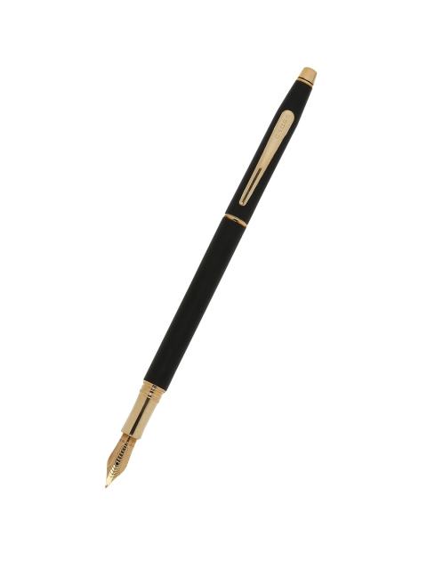 

Cross Unisex Black Gold-Toned Ball Pen With Gift Box