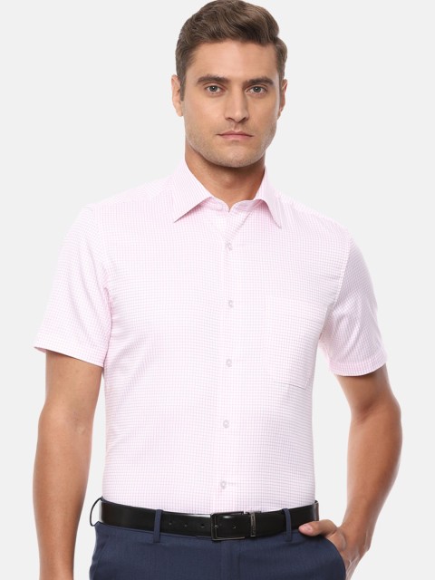 

Louis Philippe Men Pink Regular Fit Solid Casual Shirt
