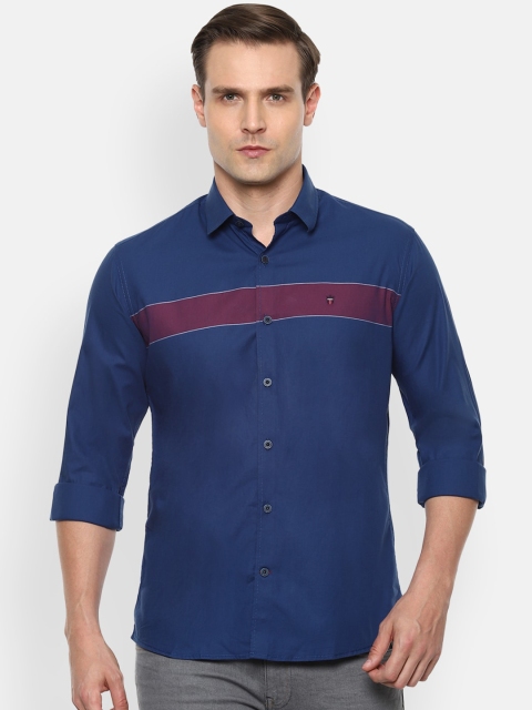 

Louis Philippe Sport Men Blue Slim Fit Solid Casual Shirt