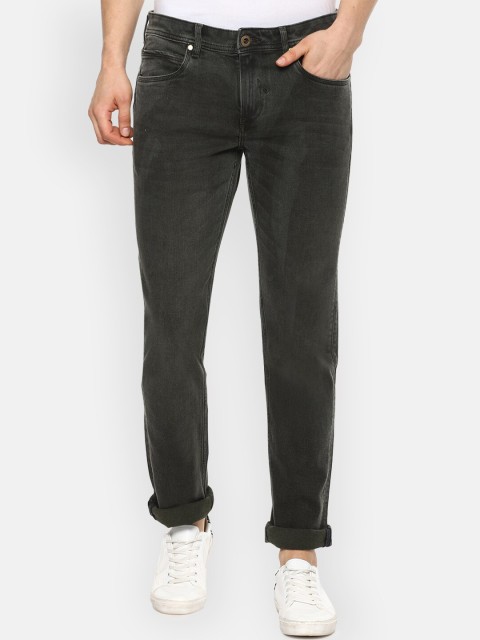 

Louis Philippe Jeans Men Black Slim Fit Light Fade Stretchable Jeans