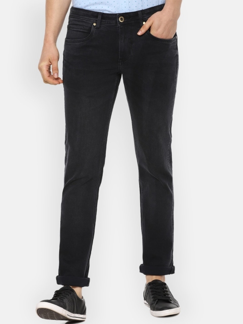 Louis Philippe Jeans Men Black Slim Fit Stretchable Jeans