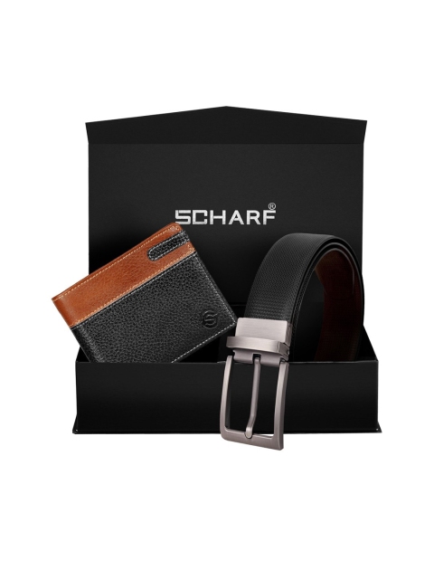

SCHARF Men Black Solid Solid Accessory Gift Set