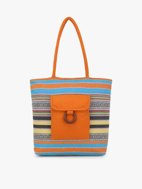 

Anekaant Orange Solid Shoulder Bag