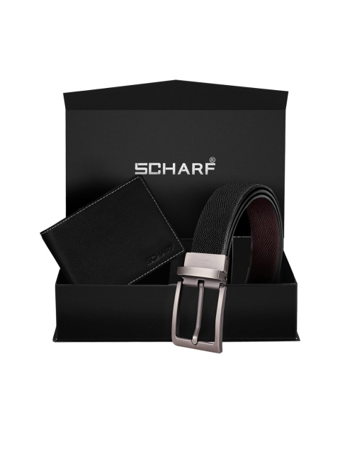 

SCHARF Men Black Solid Accessory Gift Set