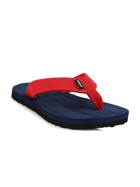 

Campus Men Red & Blue Thong Flip-Flops