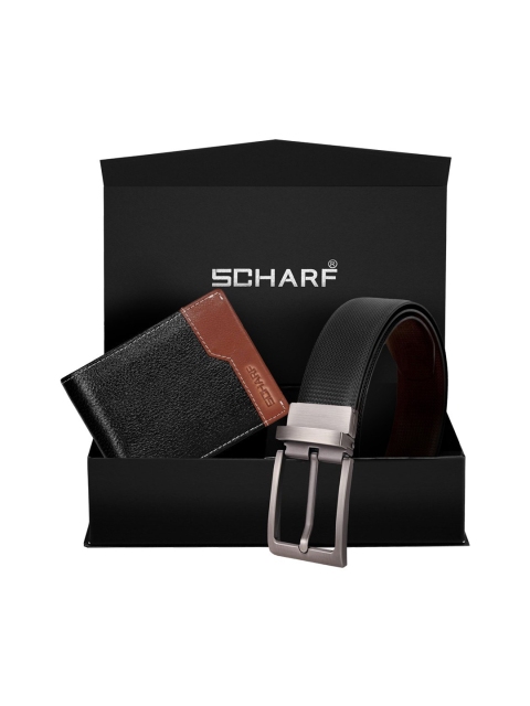 

SCHARF Men Black Solid Accessory Gift Set