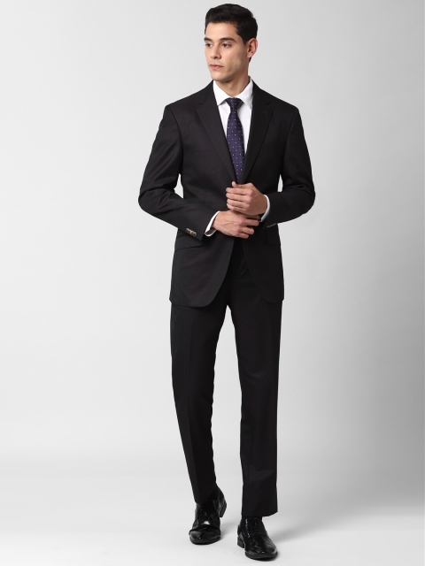 

Peter England Men Brown Solid Slim-Fit Single-Breasted Formal Suits