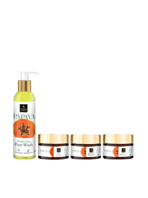 

Good Vibes Glow-with-Papaya Combo of 4, Transparent