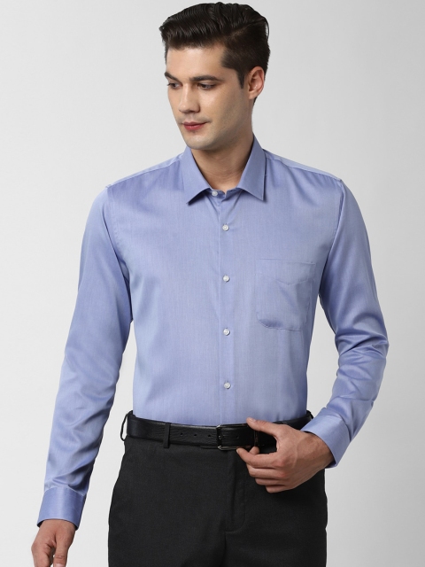 

Peter England Men Blue Solid Slim Fit Formal Shirt
