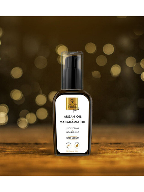 

Good Vibes Protecting Nourishing Argan & Macadamia Hair Serum 50 ml, Transparent