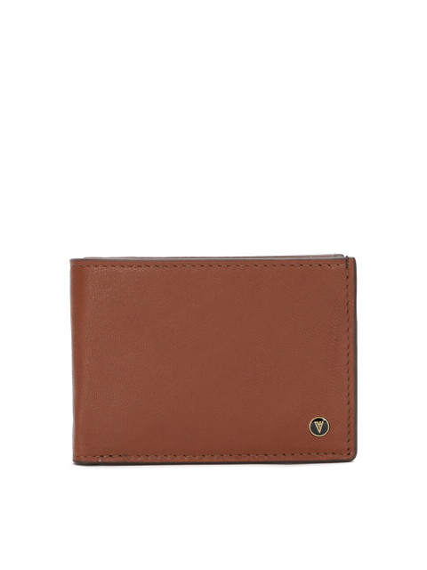 

Van Heusen Men Brown Solid Leather Card Holder
