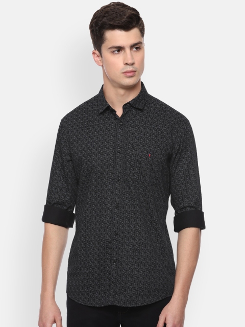 

Louis Philippe Sport Men Black Slim Fit Printed Casual Shirt