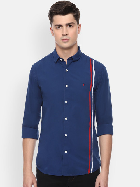 

Louis Philippe Sport Men Blue Slim Fit Solid Casual Shirt