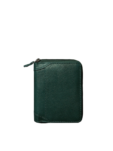 

ABYS Unisex Green Textured Leather Card Holder