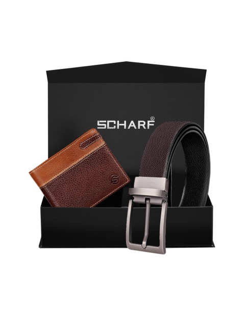 

SCHARF Men Black & Brown Accessory Gift Set