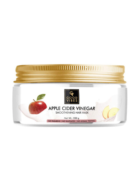 

Good Vibes Apple Cider Vinegar Smoothening Hair Mask - 200 g, Transparent