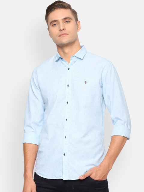 

Louis Philippe Sport Men Blue Slim Fit Printed Casual Shirt