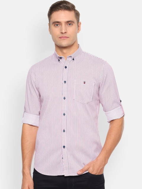 

Louis Philippe Sport Men Multicoloured Slim Fit Striped Casual Shirt, Multi