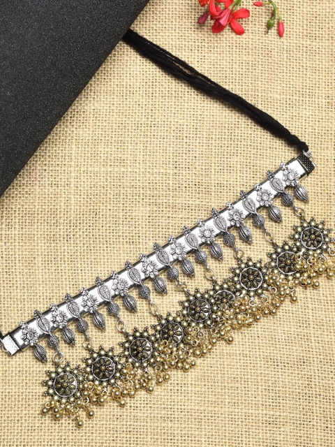 

NEUDIS Rhodium-Plated Silver-Toned Alloy Necklace