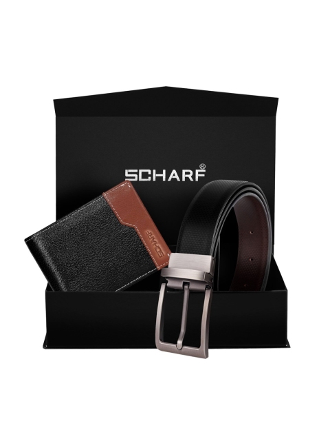 

SCHARF Men Black Solid Accessory Gift Set