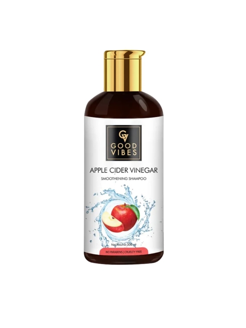 

Good Vibes Apple Cider Vinegar Smoothing Shampoo 300 ml, Transparent