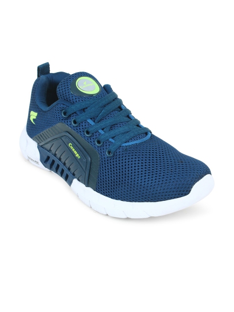 

Champs Men Blue Mesh Running Shoes