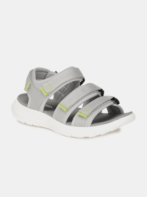 

U.S. Polo Assn. Men Grey Solid Sports Sandals