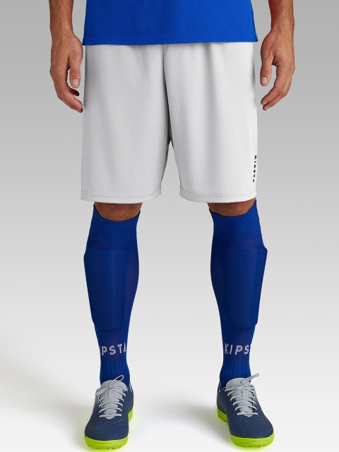 

Kipsta By Decathlon Men White Solid Regular Fit Regular Shorts