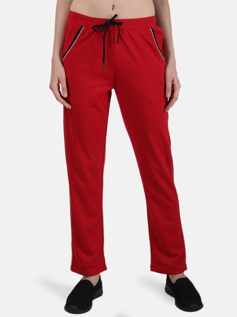 

Monte Carlo Women Red Solid Track Pants