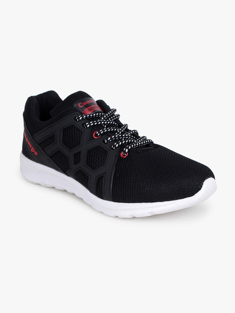 

Champs Men Black Mesh Running Shoes
