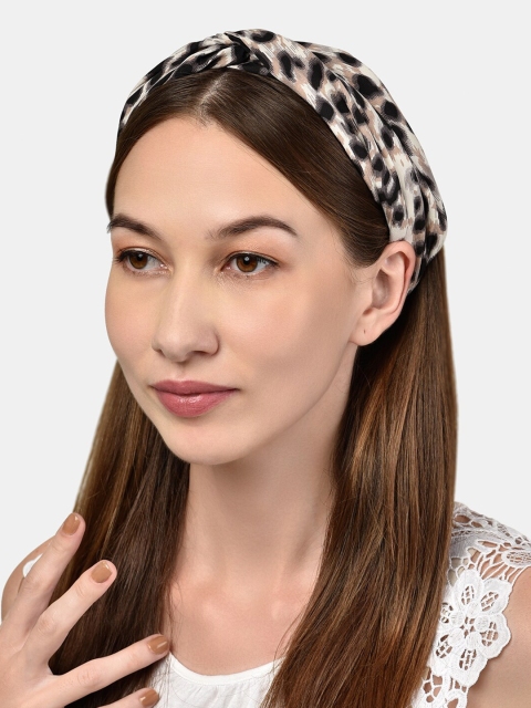 

ToniQ Women White & Black Lace Hairband