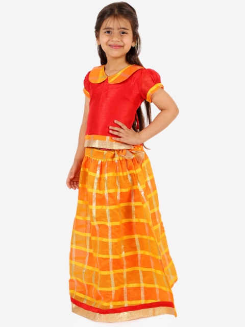 

KID1 Red & Yellow Ready to Wear Lehenga with Blouse