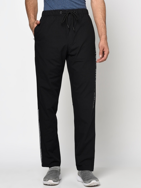 

Octave Men Black Solid Cotton Track Pants