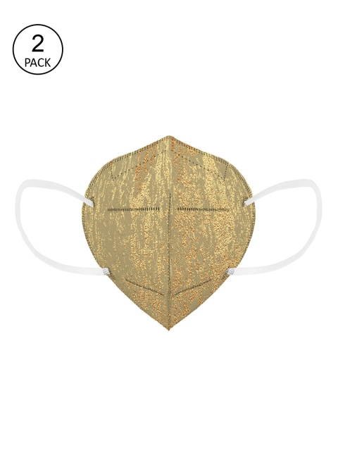 

Status Pack of 2 Yellow N95 4Ply Protective Reusable Outdoor Mask