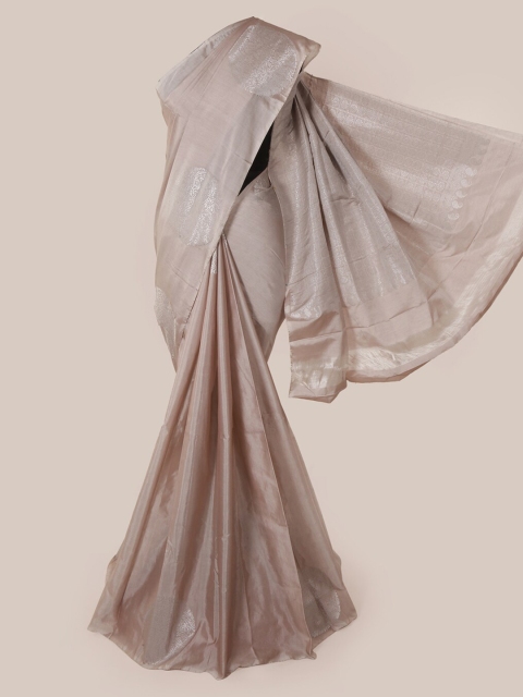 

Pothys Grey Solid Silk Cotton Saree