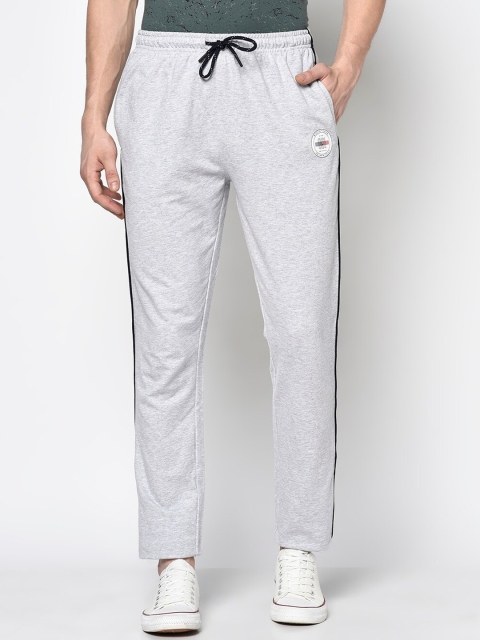 

Octave Men Grey Melange Solid Cotton Track Pants