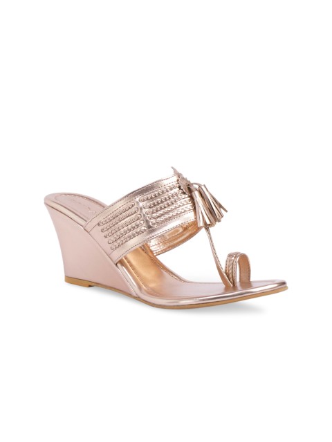 

ERIDANI Women Rose Gold Embellished Sandals