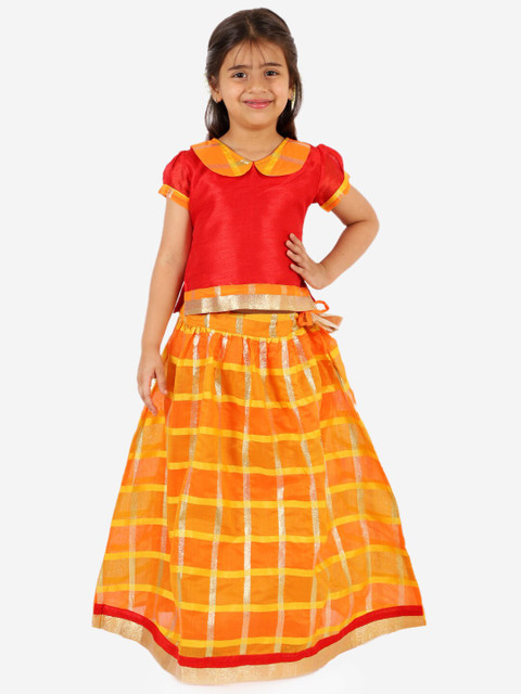 

KID1 Red Ready to Wear Lehenga with Blouse