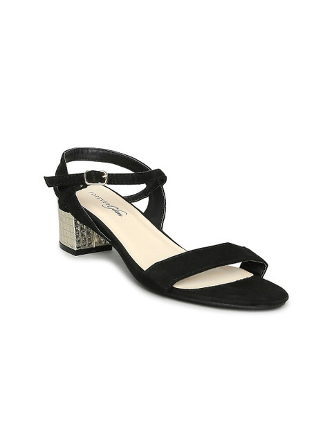 

Forever Glam by Pantaloons Women Black Solid Block Heels