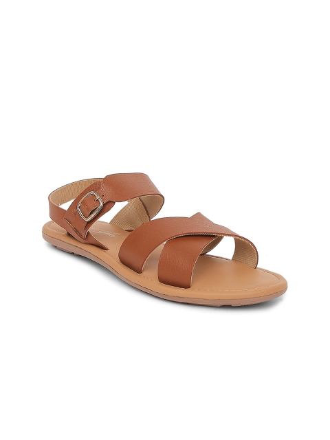 

Forever Glam by Pantaloons Women Tan Brown Flats Open Toe Flats