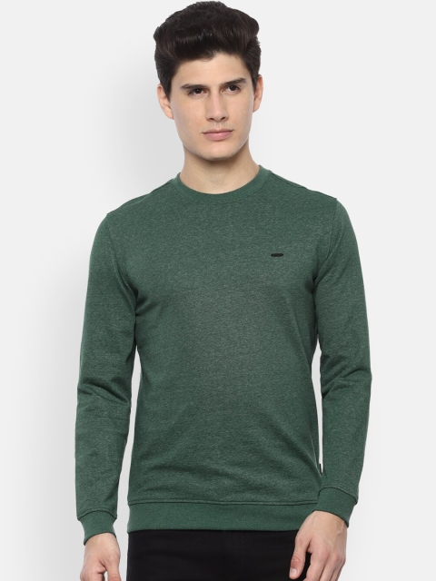 

Van Heusen Sport Men Green Solid Sweatshirt